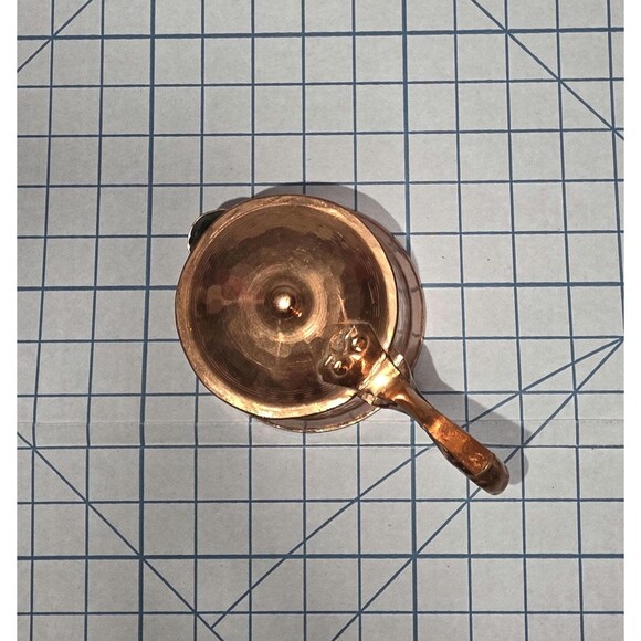 Hammered Copper Mug, Albanian Collectible #254, Vintage, Late 1980s - Picture 9 of 12